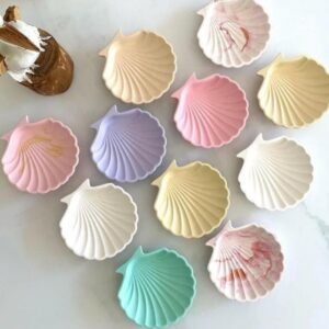 Shell Trinket Tray - Jewelry Organizer and Home Decor Accent